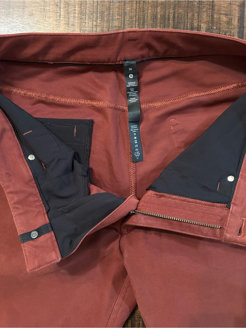 lululemon athletica Rust Red Chinos - Picture 2 of 2